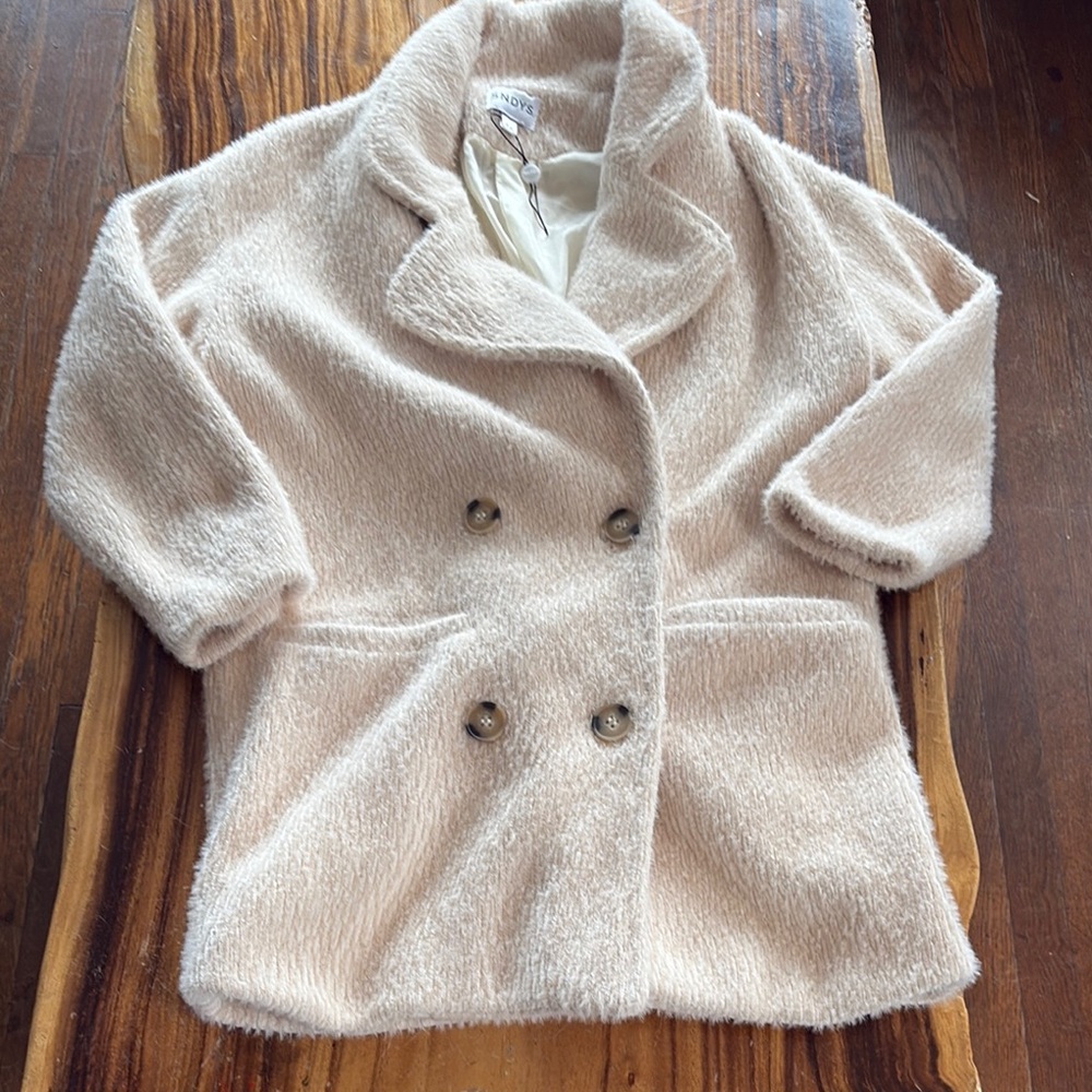 SNDYS cream Pea Coat size XS